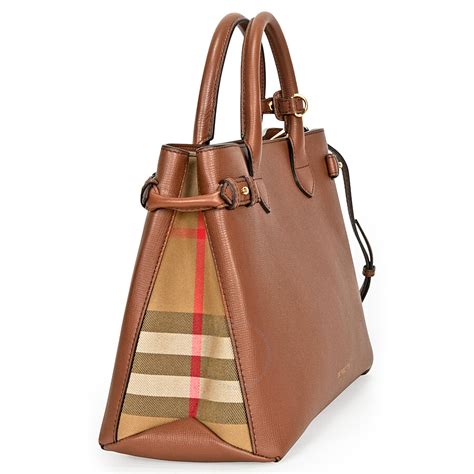 burberry banner medium leather tote